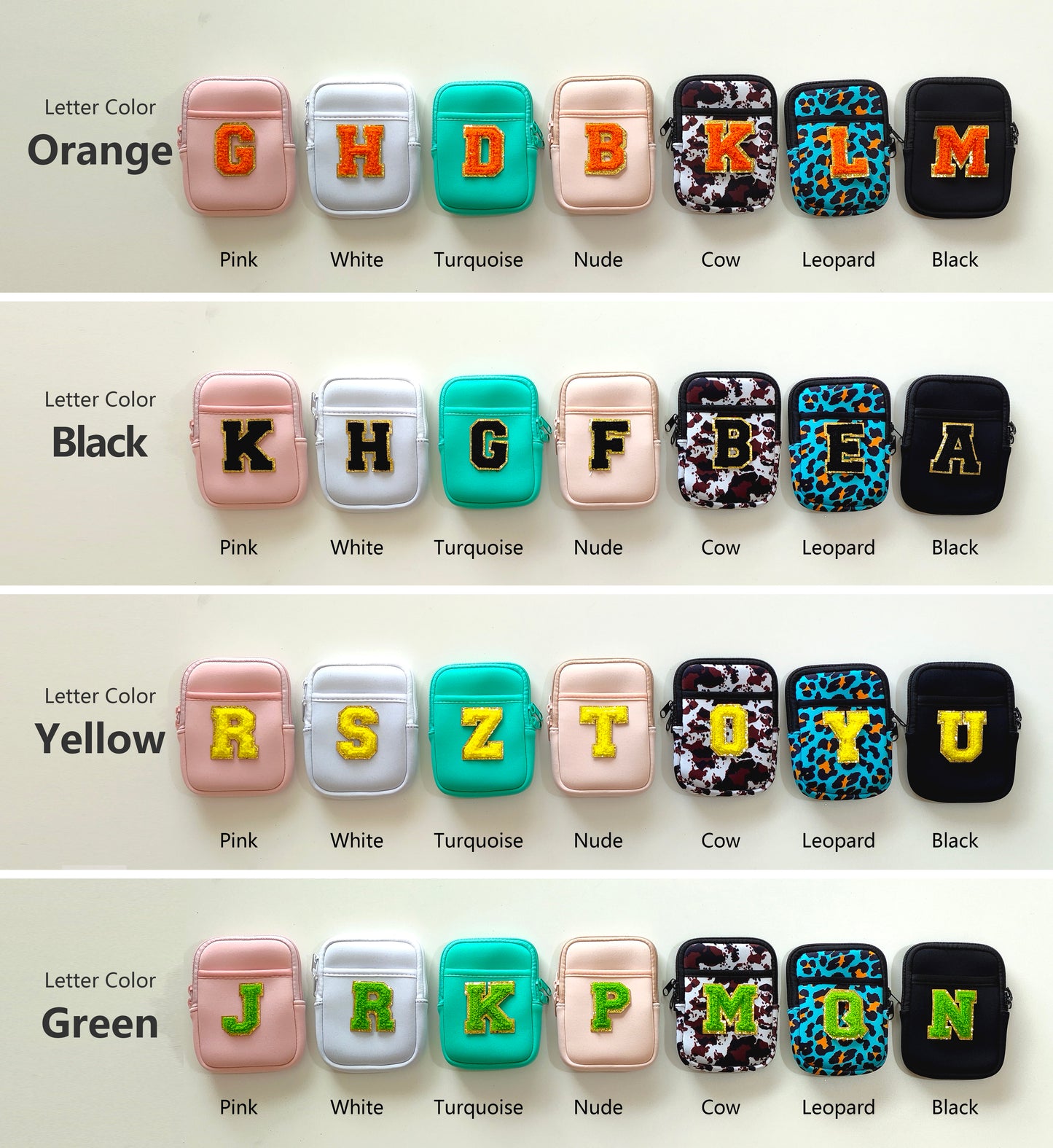 2 pockets Custom Stanley Tumbler Pouch Personalized Water Bottle Bag Chenille Pouch Fanny Pack 40oz 30oz Stanley Cup Accessories Bridesmaid Gifts Mom