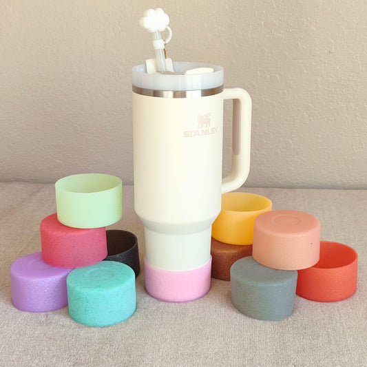 Tumbler Glitter Boot Sleeve Stanley Silicone Boot Cover Bottom for 40oz 30oz 20oz Stanley Cup Accessories Boots Accessory