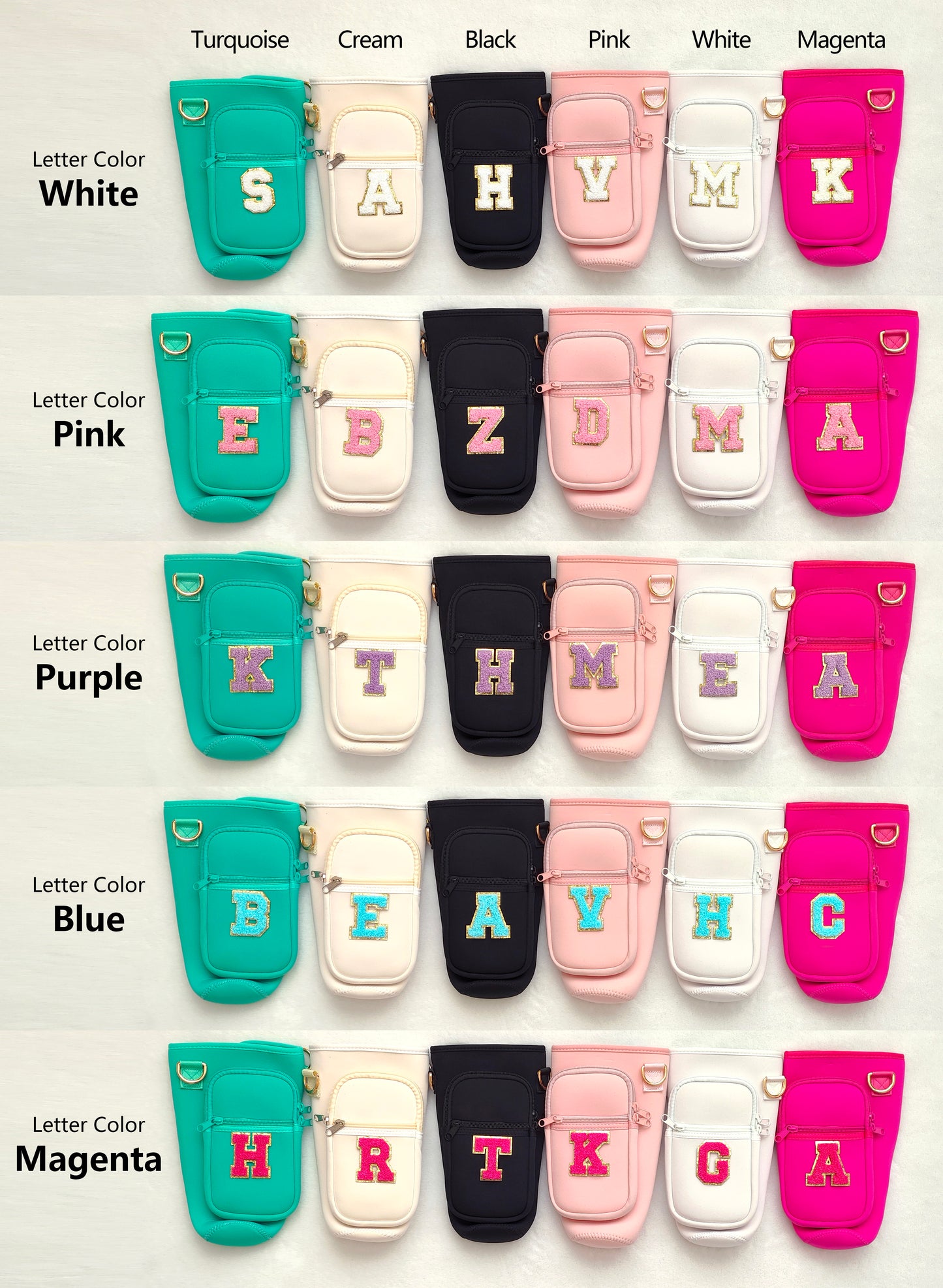 Custom Stanley Cup Strap Pouch Personalized 40oz Stanley Bag Stanley Cup Accessories Carrier Case Quencher Tumbler Water Bottle Bag Holder