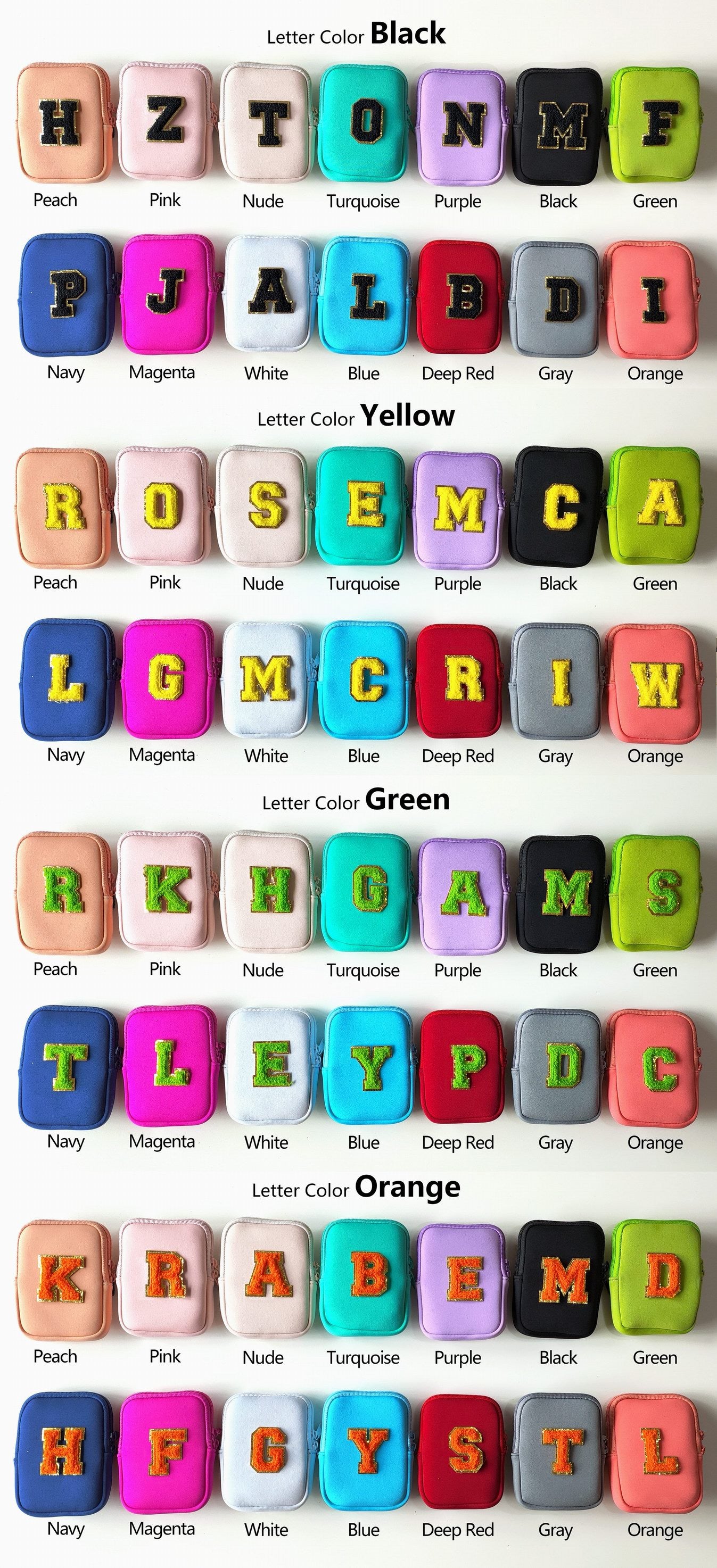 Custom Stanley Tumbler Pouch Personalized Water Bottle Bag Chenille Pouch Fanny Pack 40oz 30oz Stanley Cup Accessories Bridesmaid Gifts Mom