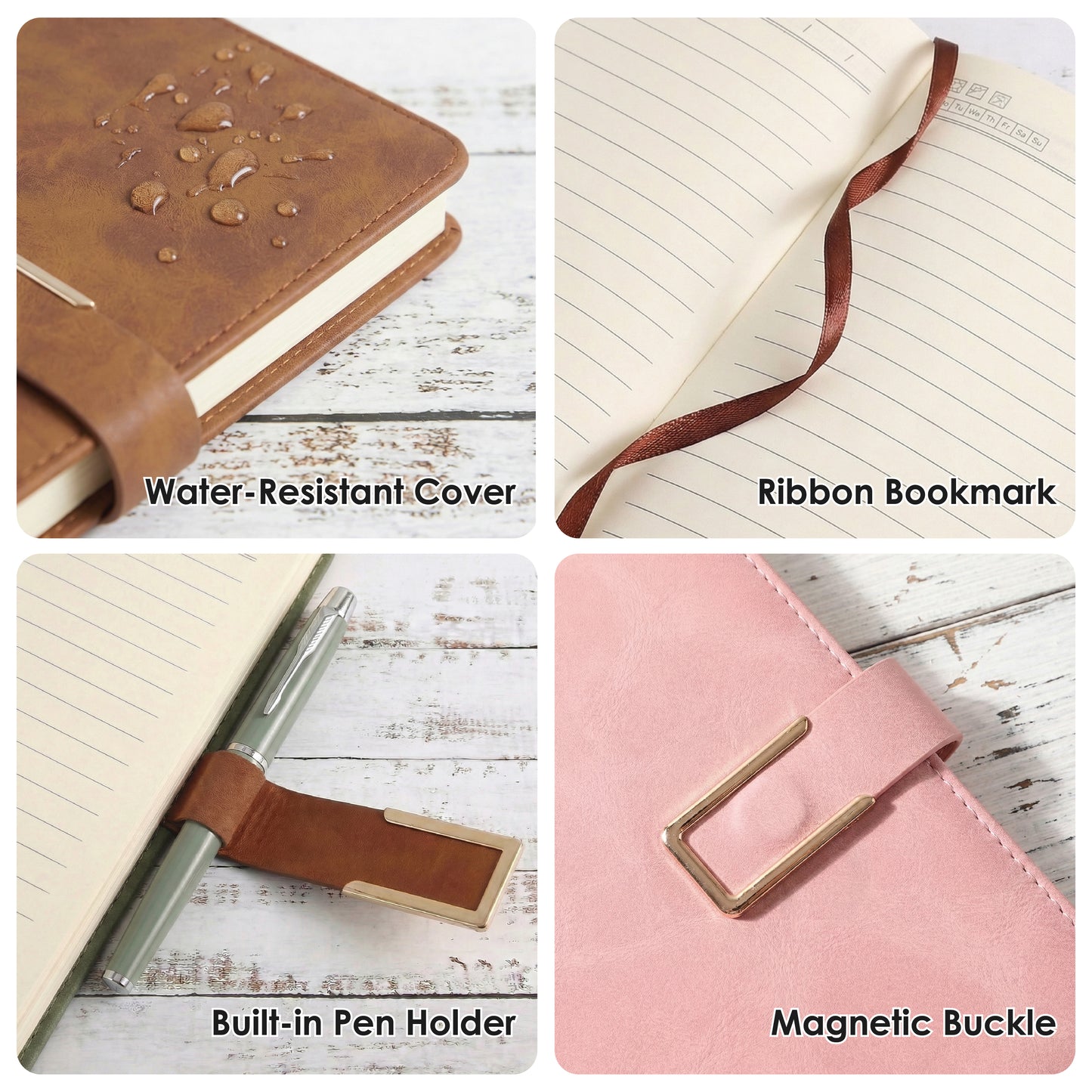 Personalized Leather Notebook Set With Pen Custom Engraved Journal Graduation Corporate Client Team Gift Thank You Gift New Job Gift Box Set